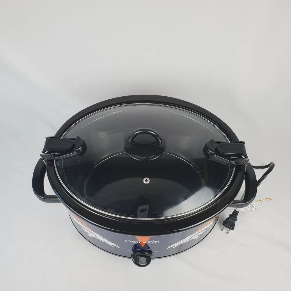 Denver Broncos NFL Crock Pot Slow Cooker #SCCPNFL600 - TESTED and WORKING